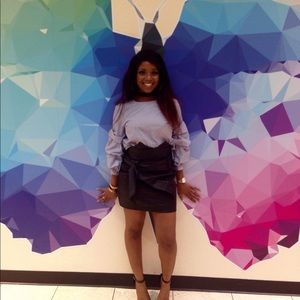 Who What Wear Ruffled Sleeved Shirt